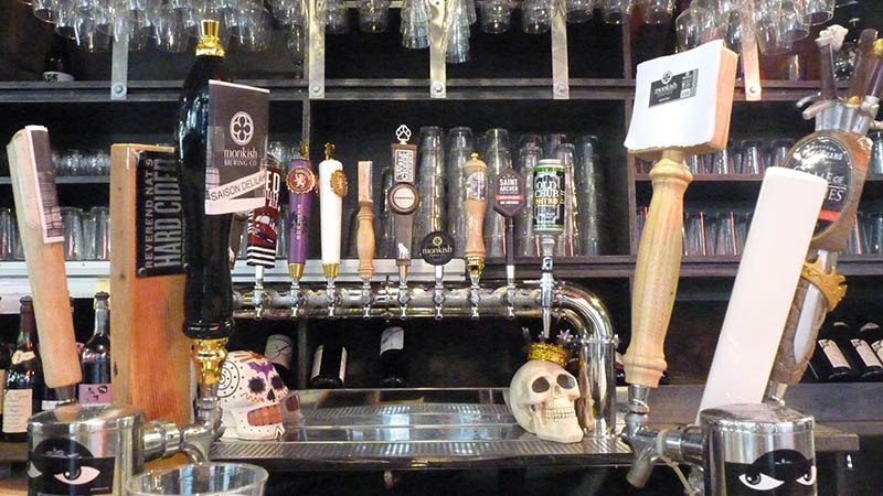 Taps at our bar