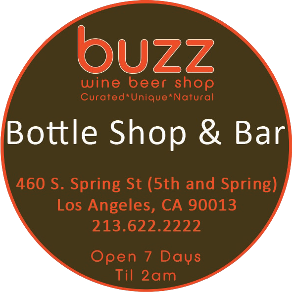 Buzz Wine Beer Shop logo and info