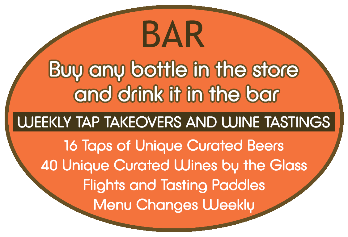 Weekly tap takeovers and wine tasting